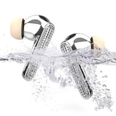 Inlaid With Diamond Electroplated Bluetooth Headset - Show Gadgets